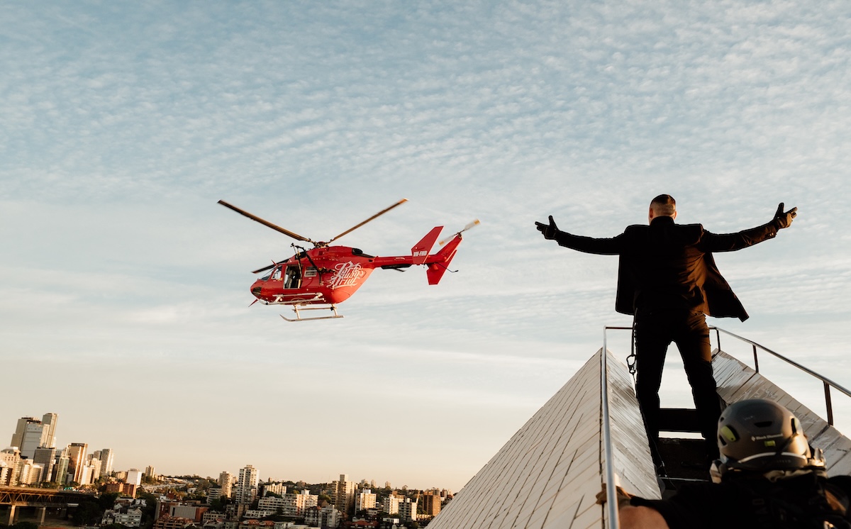 Hype Republic and Parkway Drive make history with world-first Sydney Opera House stunt