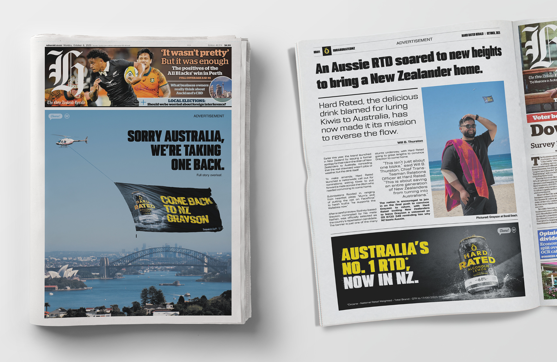 Hard Rated Brings the Heat Across the Ditch Yet Again with New Stunts & Activations via Droga5